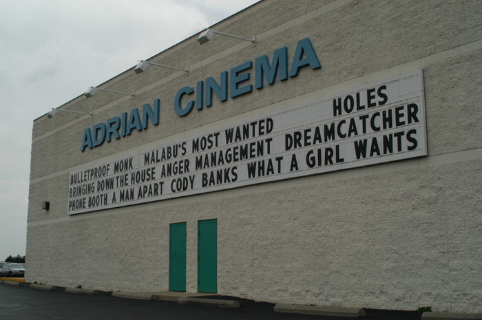 2003 photo Adrian Cinema 10, Adrian